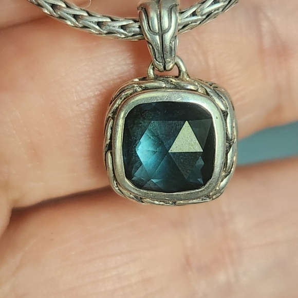 John Hardy Sterling Silver & Labradorite Classic Chain Necklace, NWOT - Picture 9 of 16